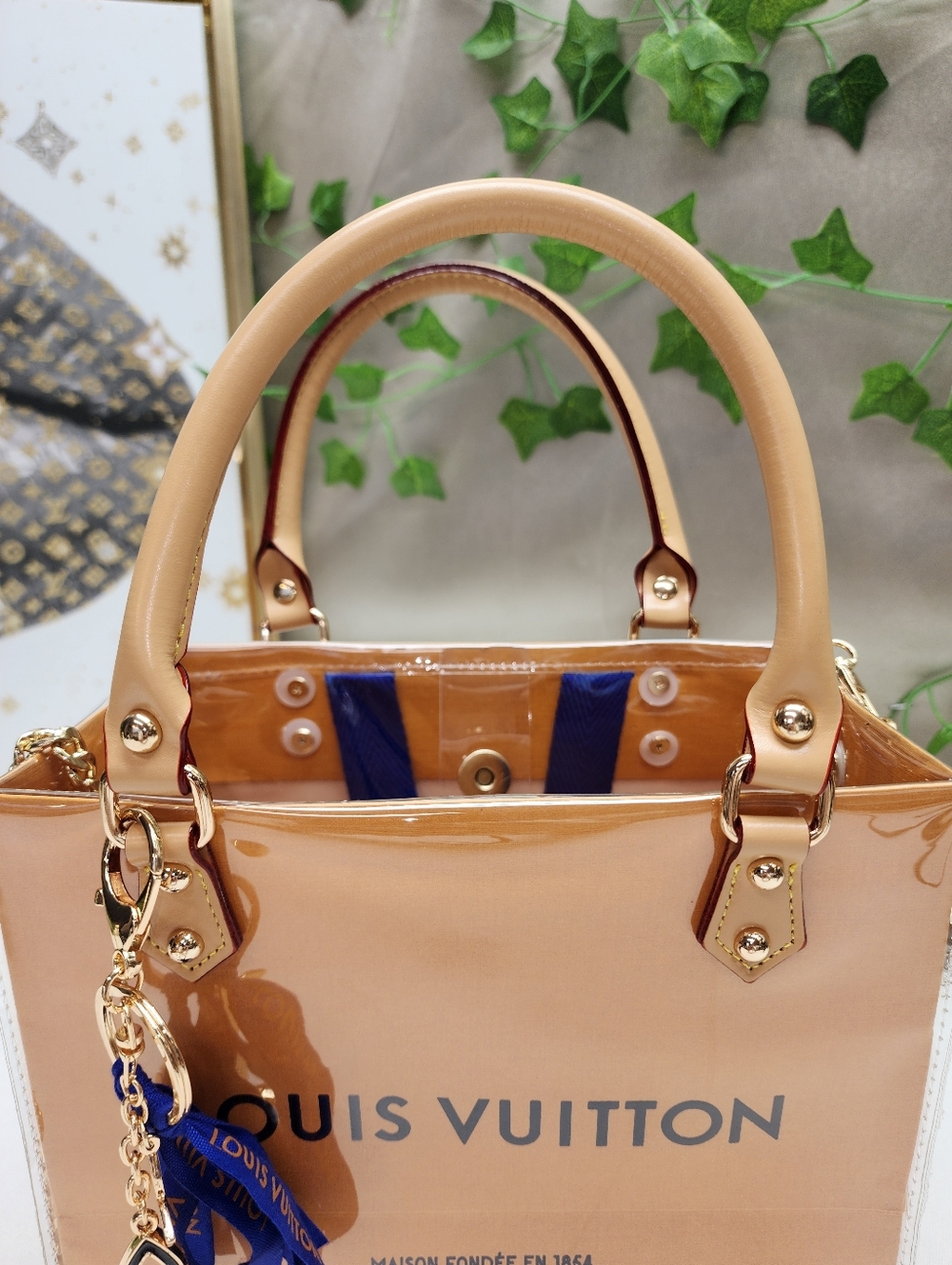 Authentic Louis Vuitton Retail Shopping Bag in A PVC Tote - Picture 8 of 12